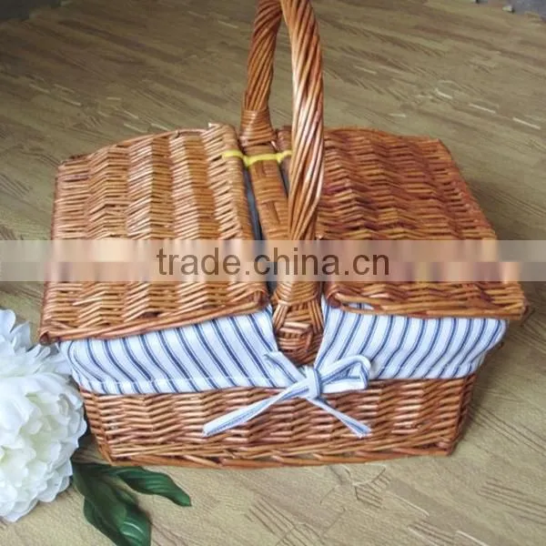 flat wicker basket wholesale
