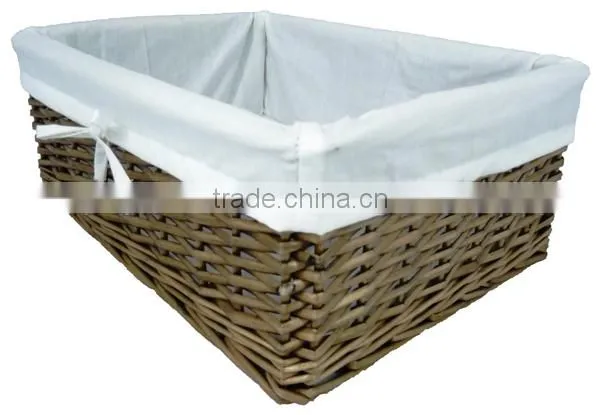 Natural handicraft Rectangular wicker basket drawers
