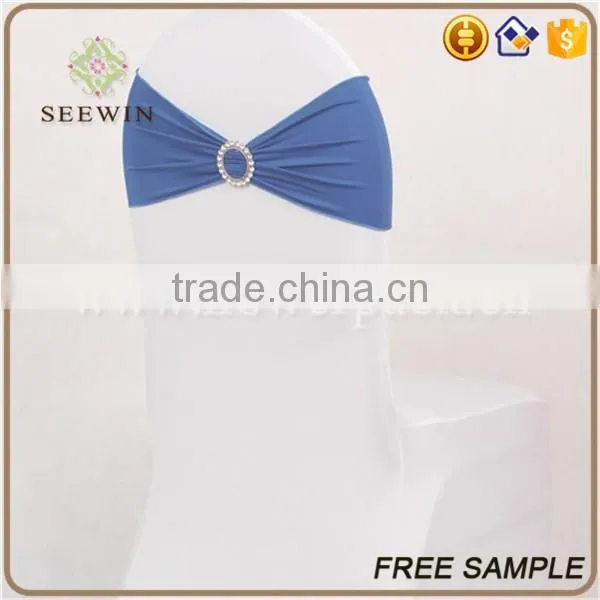 polyester elastic spandex chair band with buckle