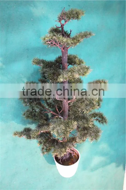 Home garden decoration 50cm to 160 cm hight small indoor canadian artificial green pot plastic similar pine trees ELSPZ02 0906