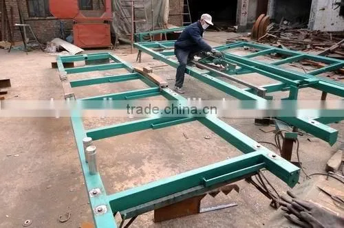 Special hot selling band saw , Portable horizontal band sawmill for woodworking factory