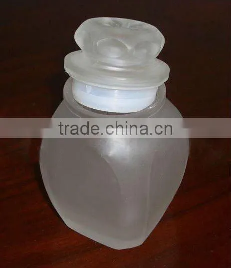 cylindrical perfume glass bottle