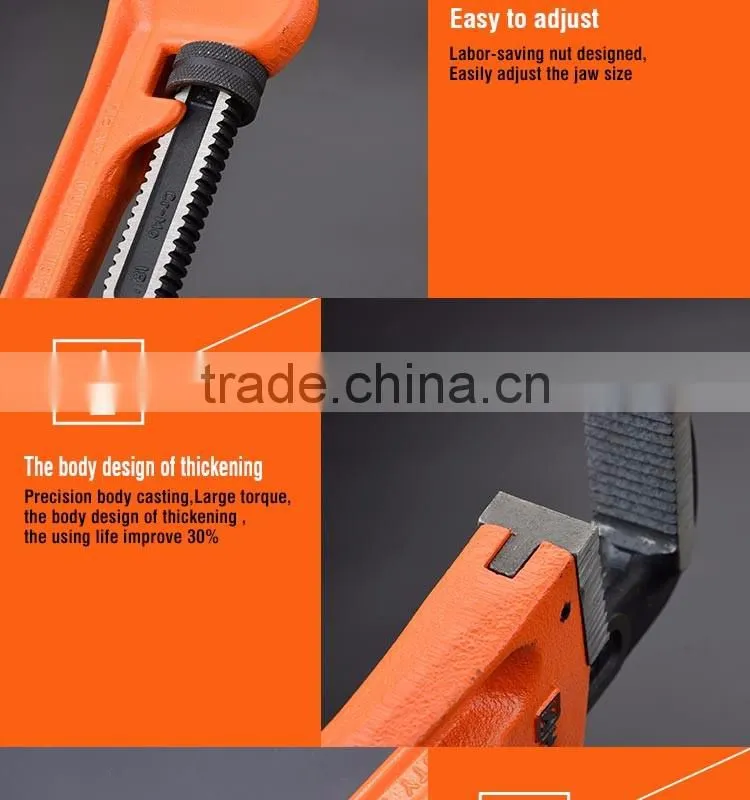 Professional 24" Heavy Duty Chrome Vanadium Pipe Wrench