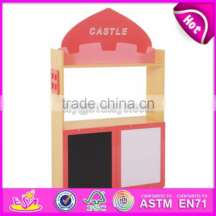 High quality multi Level storage shelf wooden kids bedroom furniture W08C176