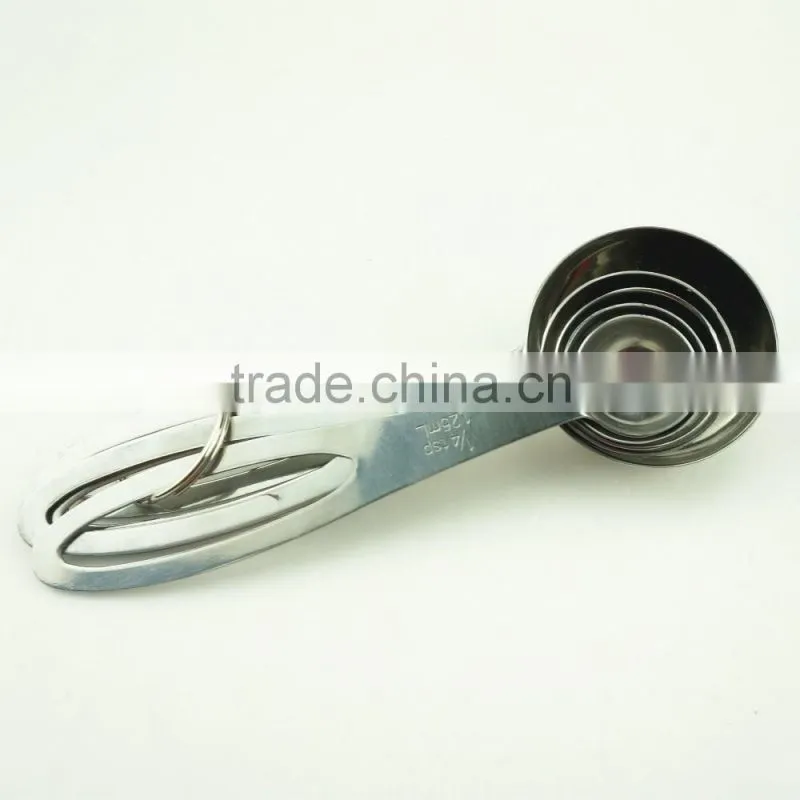 42141 5pcs Stainless Steel Nesting Measuring Cups and Spoons Set