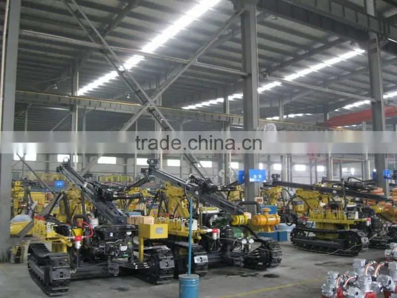China Unique Engineering Small Hydraulic Tracked Drill KY100J for Limestone Blasthole/Borehole Drilling
