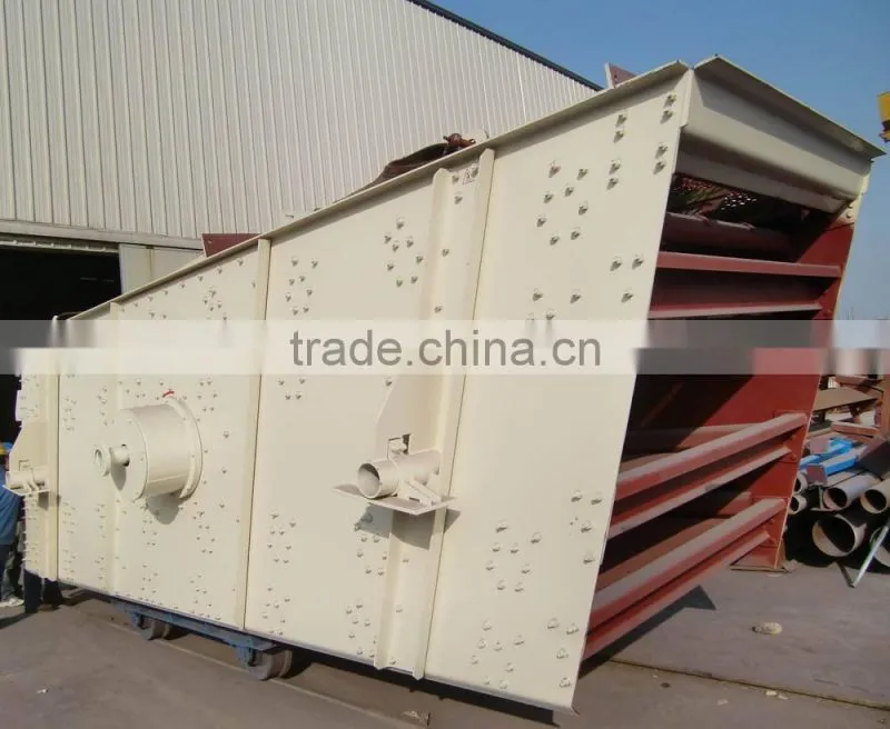 Vibrating sieving machine for rock, stone, ore, mineral, gravel, sand etc