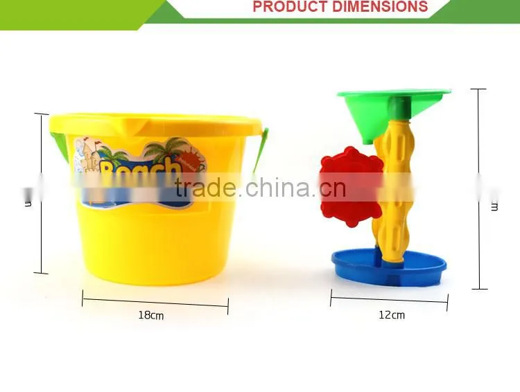 Wholesale children outdoor toys small beach cheap plastic bucket