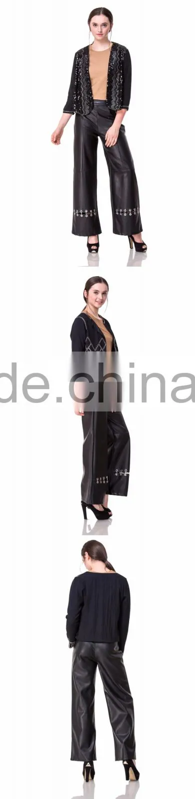 Domin fashion guagnzhou factory ladies beading short coat design