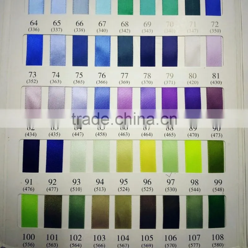 Custom high quality satin ribbon for gift decoration