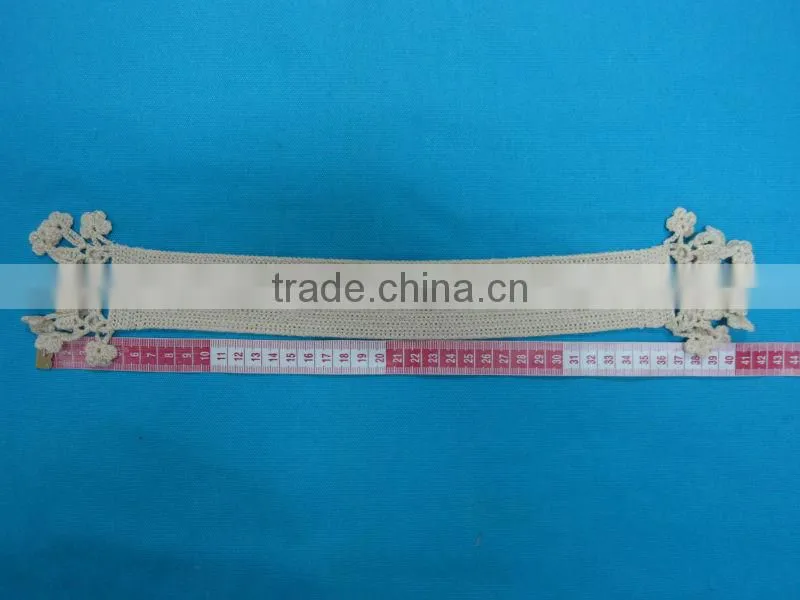 100% cotton crochet lace strip for clothes