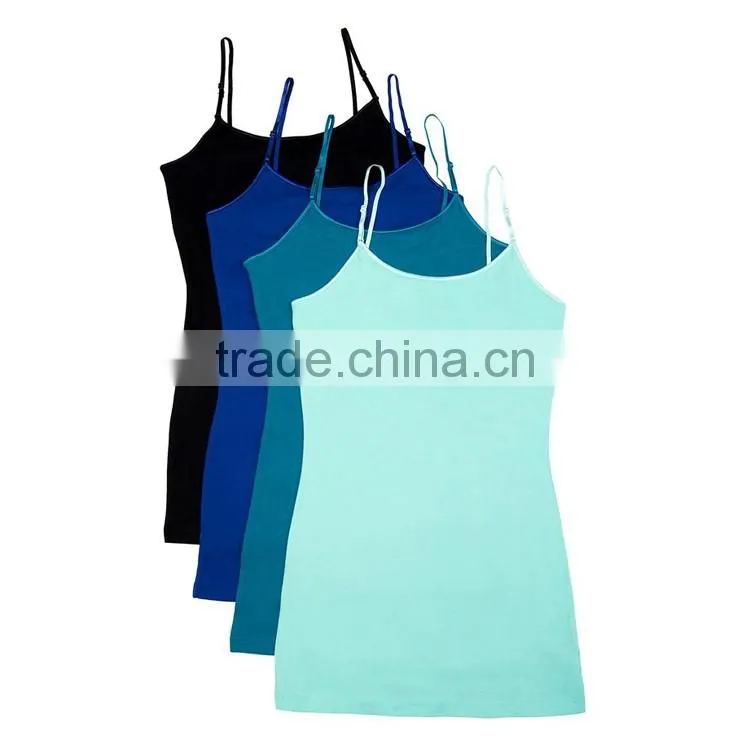Fashion Designer Custom Women Wholesale Seamless Plain White Tank Top