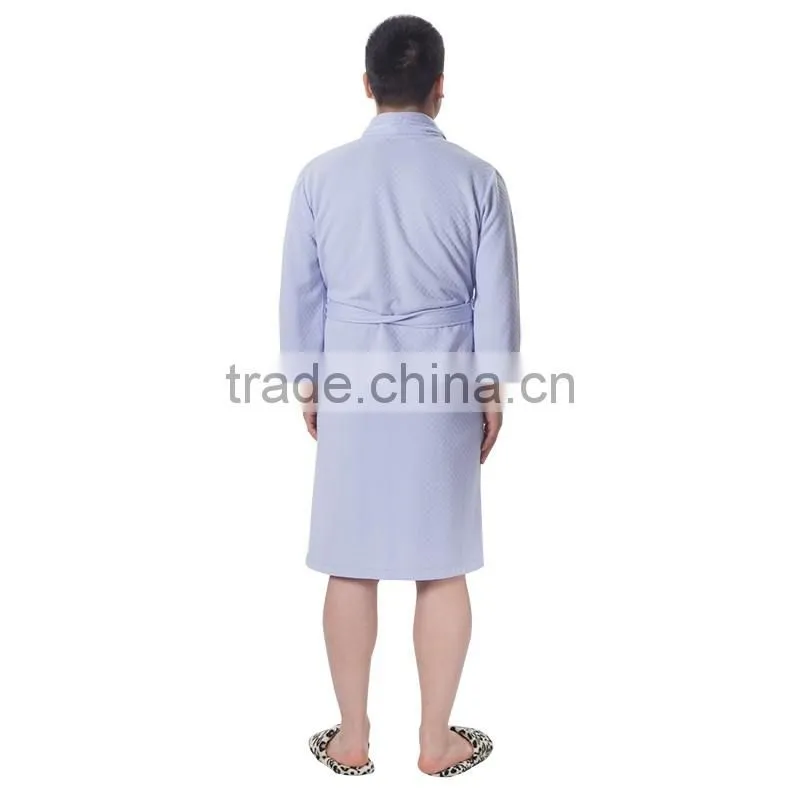 High quality 100% cotton bathrobe for men