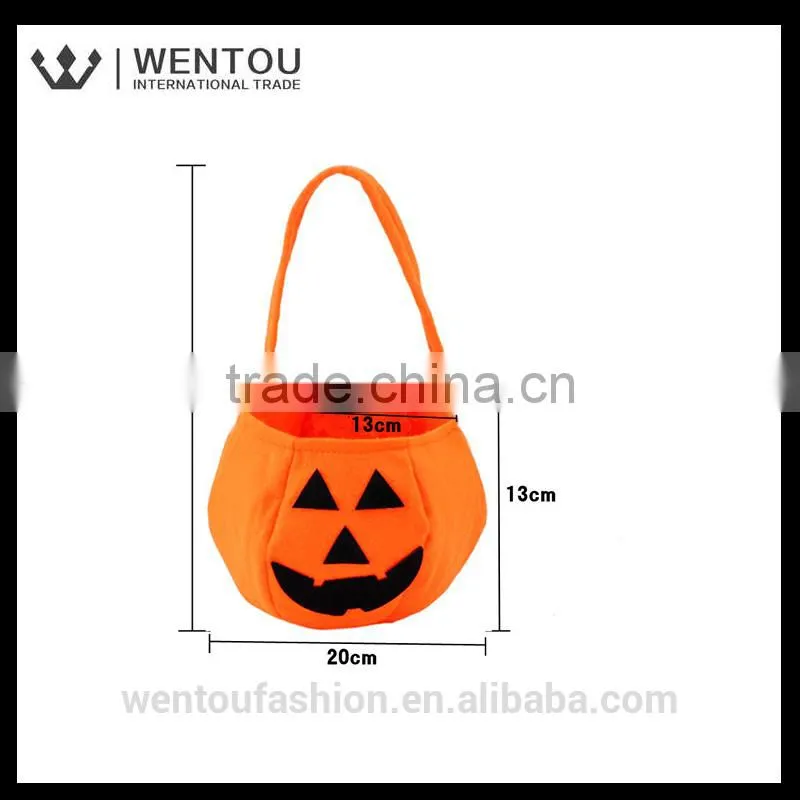 Wholesale Trick or treat candy Halloween Pumpkin bag