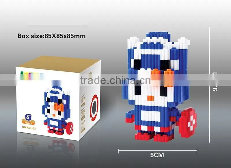 Christmas Hot Sale Santa Claus Mode 3D Mini Diamond Blocks Building Blocks Toys for Childrens