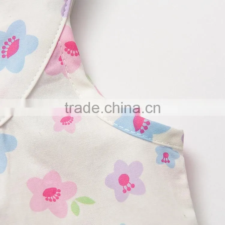 Fashion Girl Soft Cotton Heart-shaped Neckline Floret Blouse