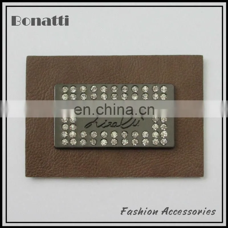 2013 latest design clothing leather labels