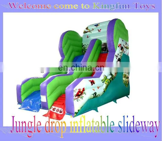 Clown drop inflatable slide for sale