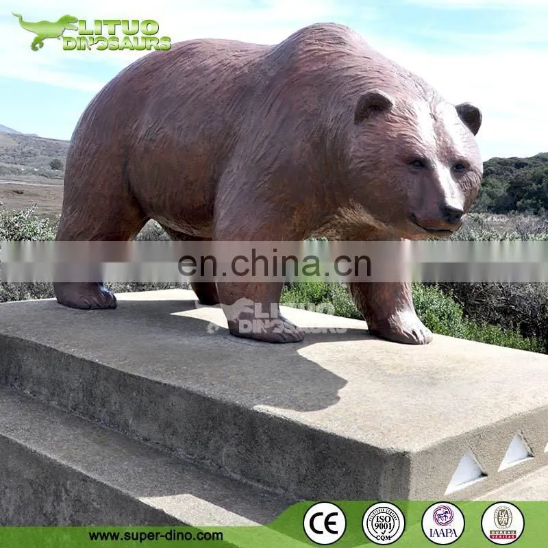 Fiberglass Life Size Vivid Animal Sculpture