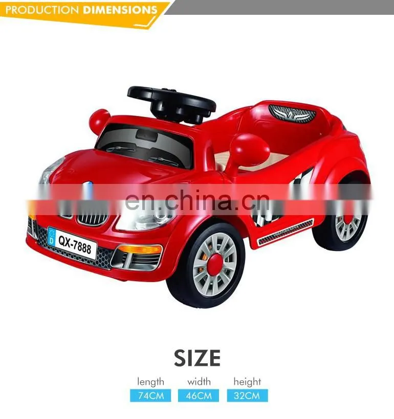Newest hot sell electric remote control fashion big baby car