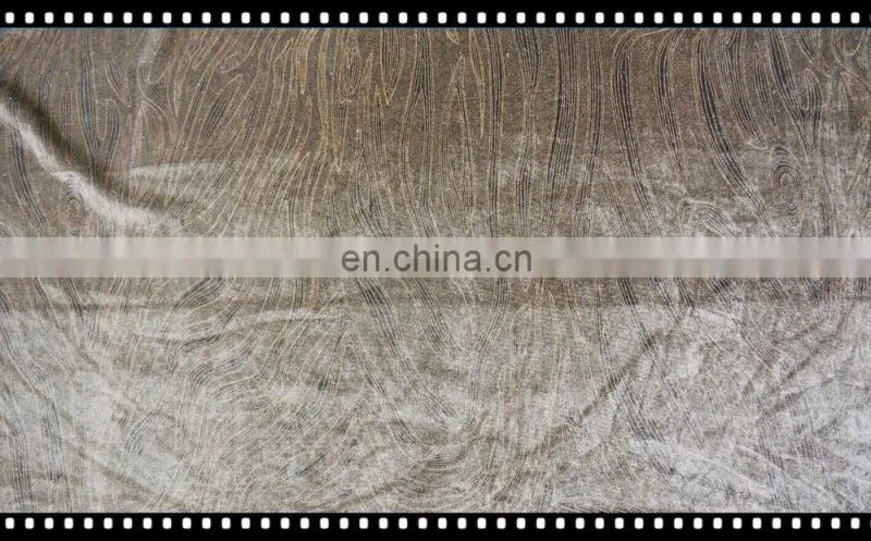 K.S spun velvet pigment printing textile fabric china wholesale