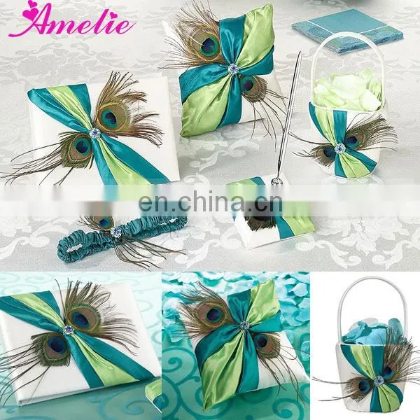 Peacock Collection Wedding Guest Book