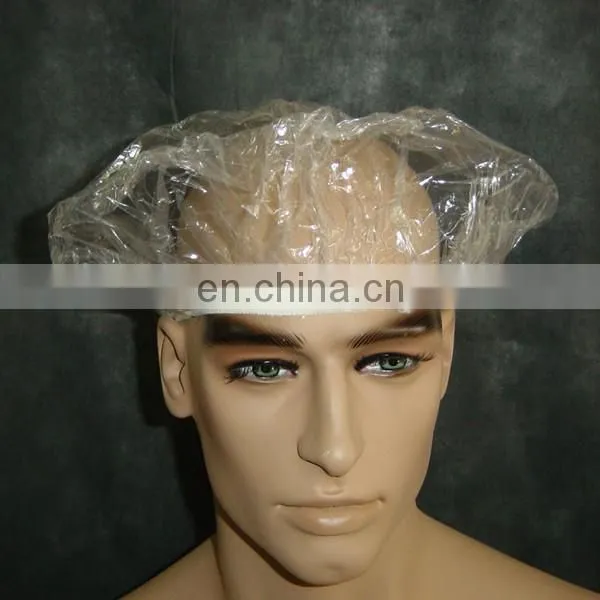 women bathing shower cap