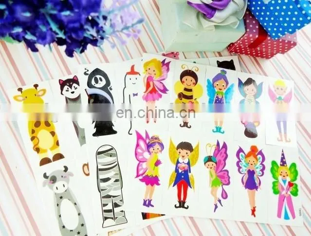 Children's finger tattoo stickers