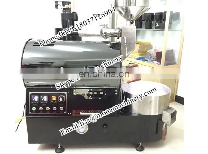 Stainless steel 3 kg electric fresh Coffee bean roaster with best price for sale