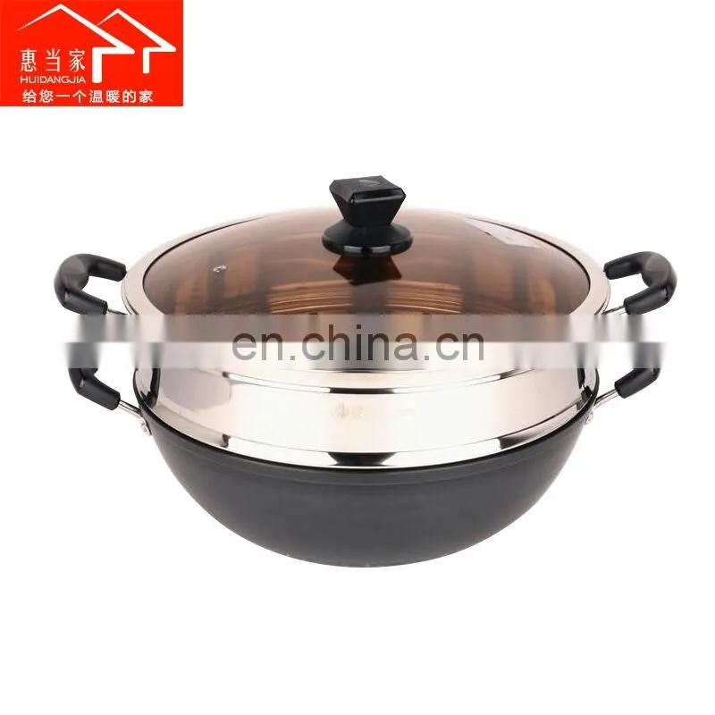 Multi-functional cast iron Electric Steamer Cooking Pot for home