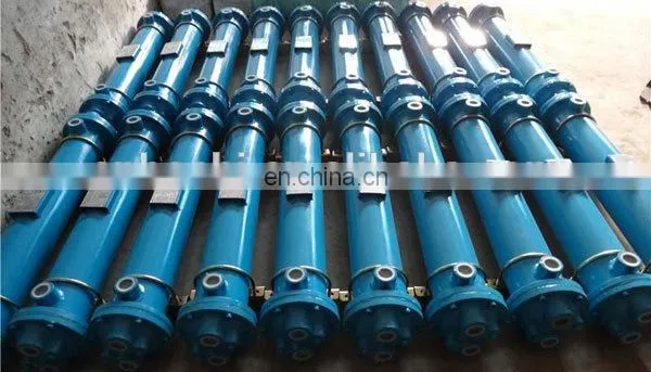 Tube and shell saving oil cooler