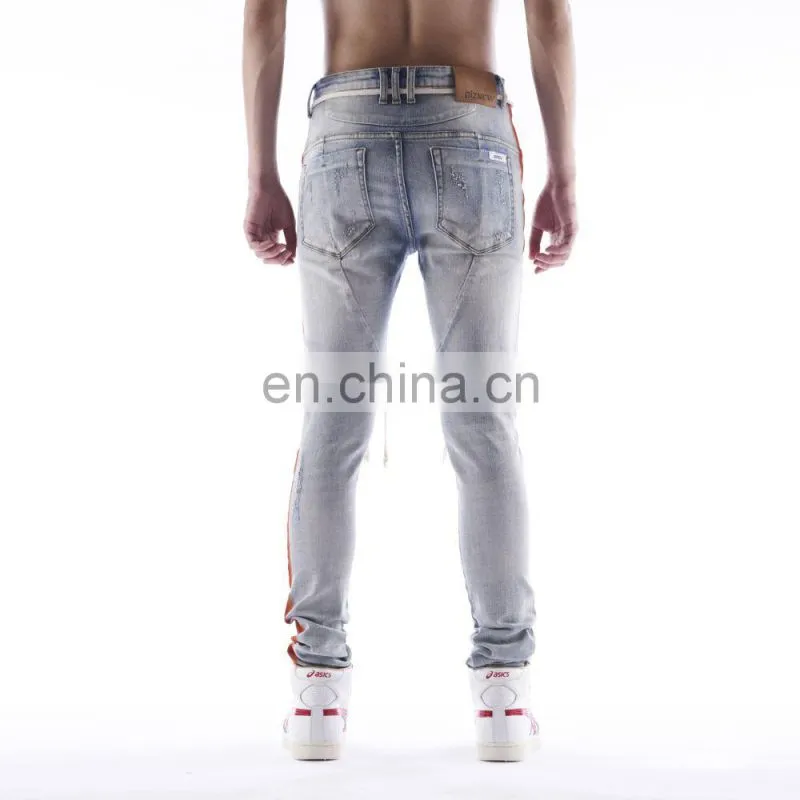 DiZNEW MANUFACTURES OF CHEAP SIDE PRINTING TRACK CLOTHES MEN JEANS