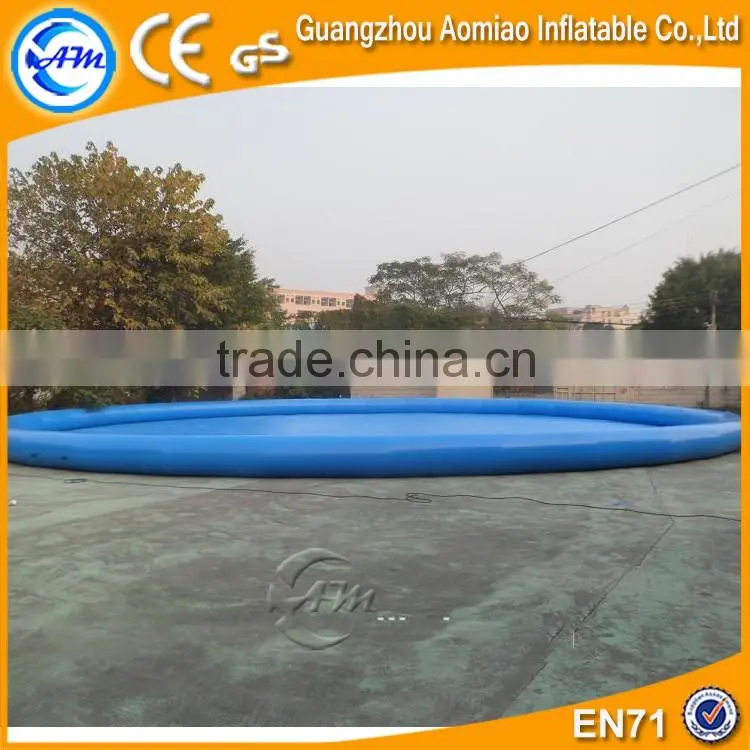PVC 0.9mm floating swimming pool water pump, inflatable water pool