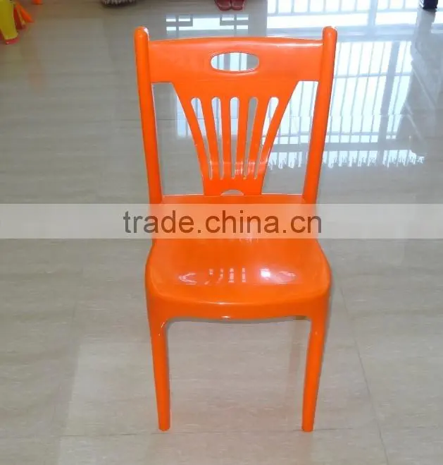 European style plastic dining chair in restaurant