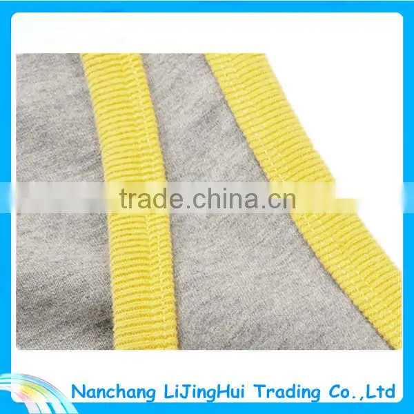 2015 hot sale new design custom 100 cotton tank top