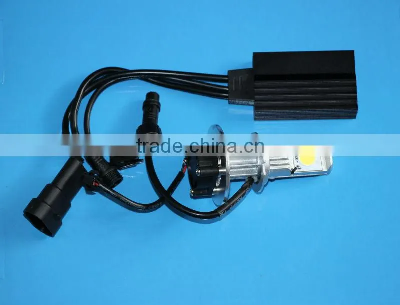1512 50w 3600 Lumens Car LED headlight, H7 50W,12v 24v Plug-and-play, easy to install