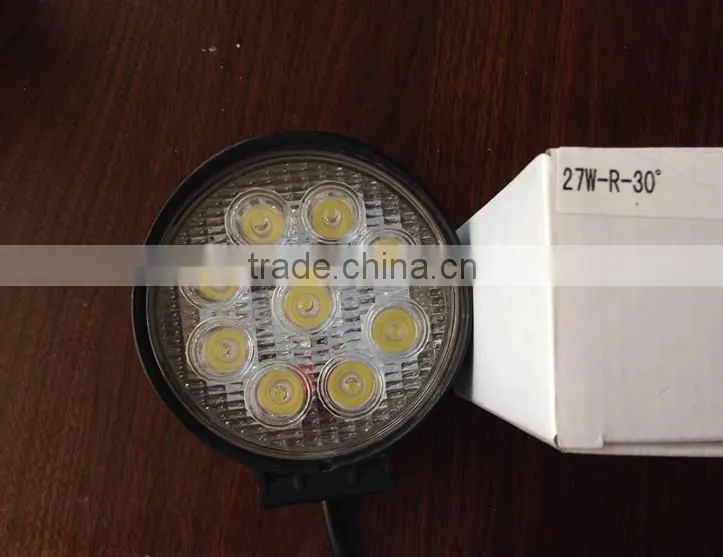 27W LED work light, Epistar LEDs work light, offroad driving light