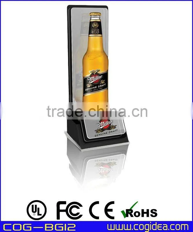 magnetic floating display for bottle