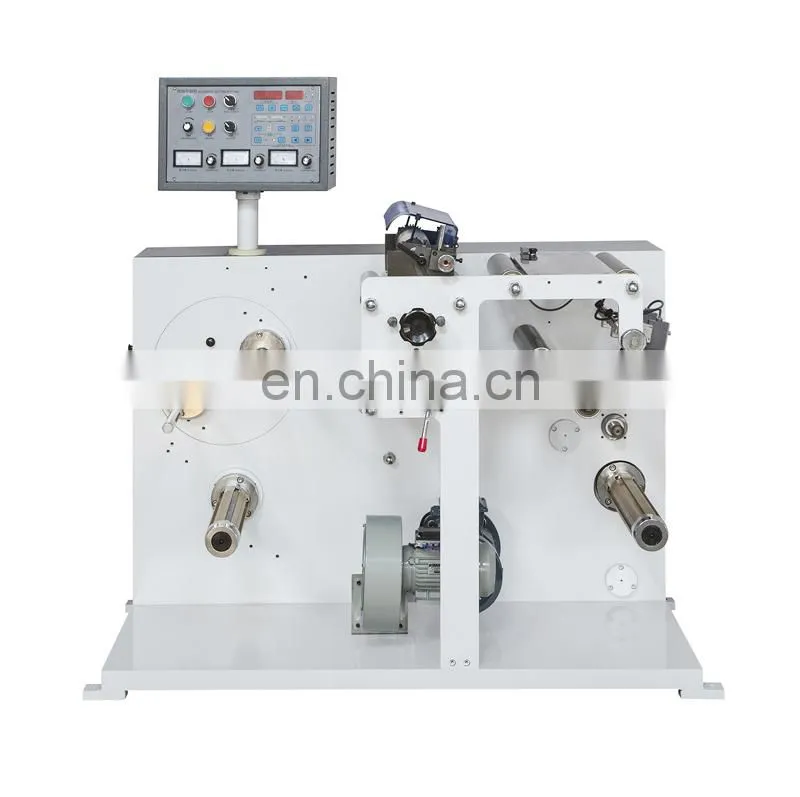 UTS320S Maquina Cortadora y Rebobinadora de Etiqueta Adhesiva adhesive Label Sticker Cutting Machine