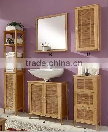 Bamboo Bathroom Storage Cabinet(Manufacturer)