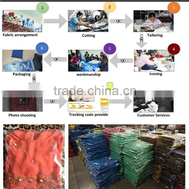 Chiffon shirt long sleeve blouses tops plus size for muslim women clothing B048