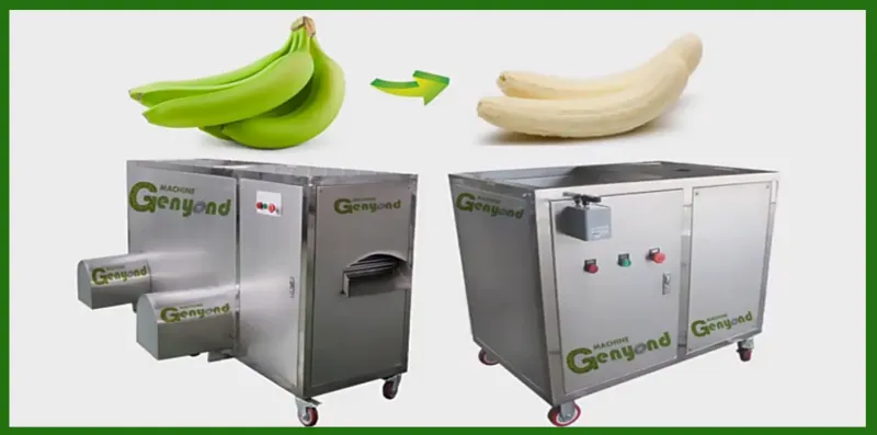 Manufacturer Shanghai Factory Industrial New Green Banana Plantain Peeler Equipment Ripe Banana Peeling Machine Price