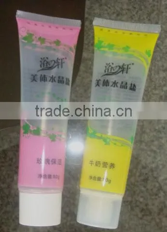 clear plastic tubes with cap,beauty bath tube