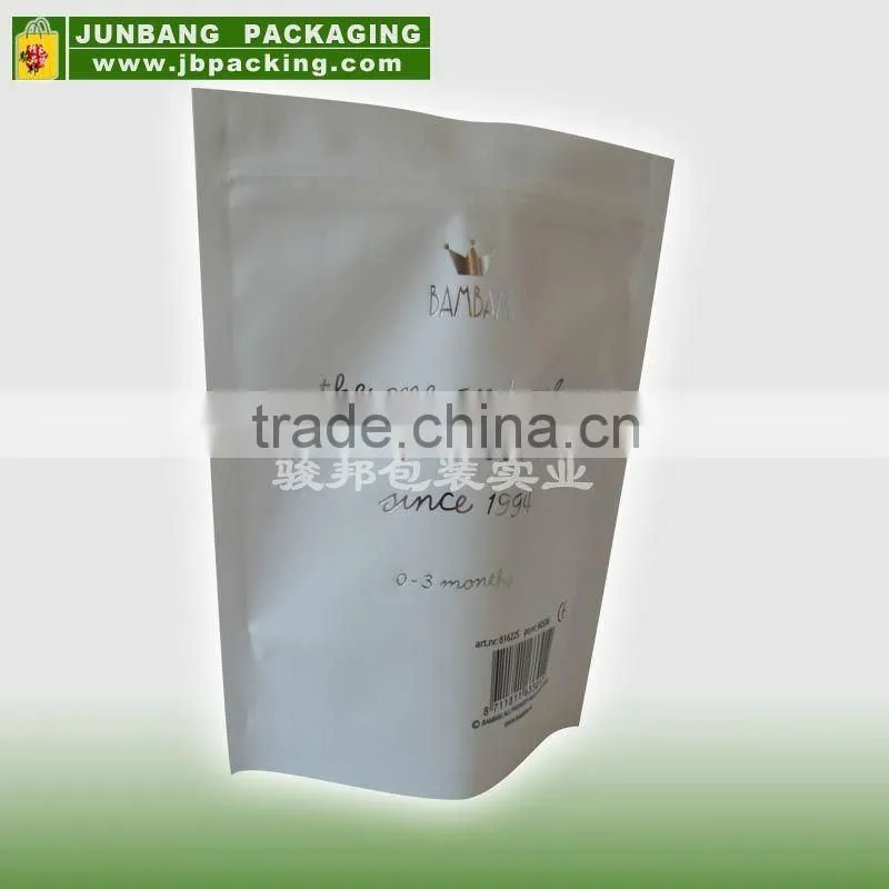 high quality plastic bag, CPP/PE composite bag stand up bag for food