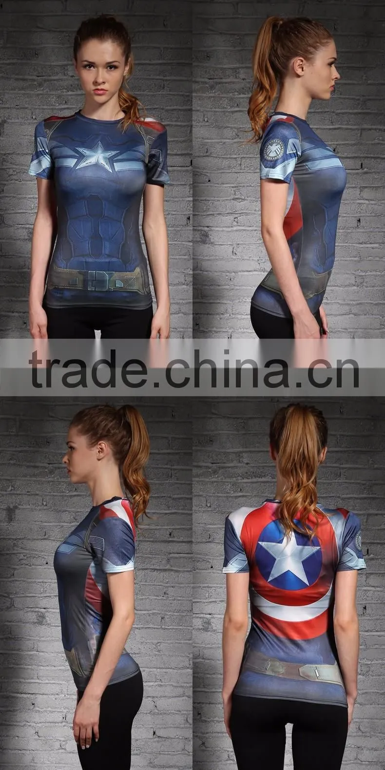 (OEM FACTORY/Trade Assurance)wholesale women custom compression wear athletic sports wear