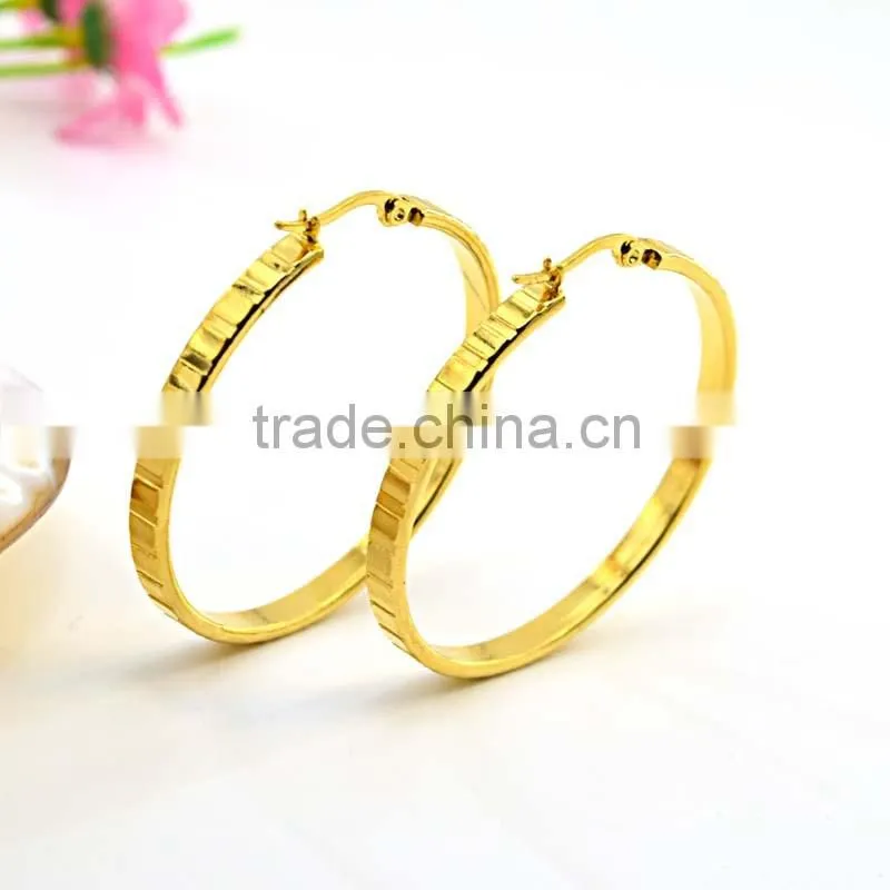 New Product 2016 Unique Gold Plated Jewelry Cheap Fashion Earrings