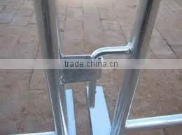 galvanized steel traffic crowd control barrier