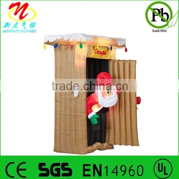 Gemmy Christmas decoration inflatable Santas workshop