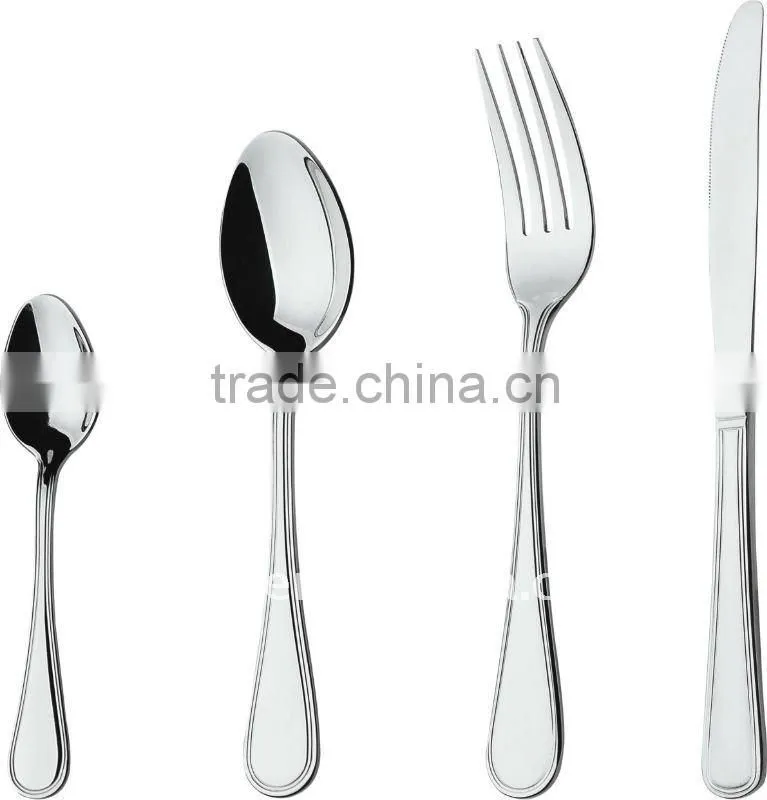 S/S MIRROR POLISH 24PCS CUTLERY SET