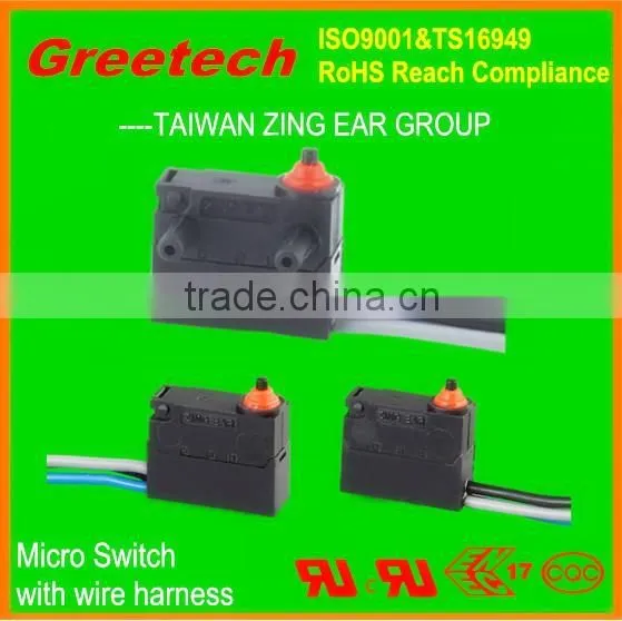 40t85 mini waterproof micro switch, hook lock door switch for 12v car electric kettle
